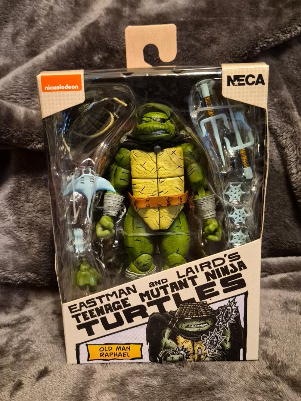 NECA TMNT Eastman & Laird's Old Man Raphael Ninja Turtles Action Figure SEALED